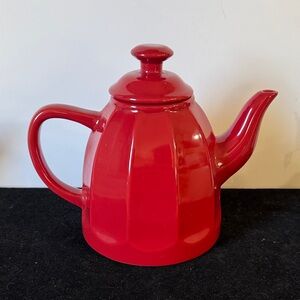 Chantal 2003 Matte Red Personal Ceramic Teapot
